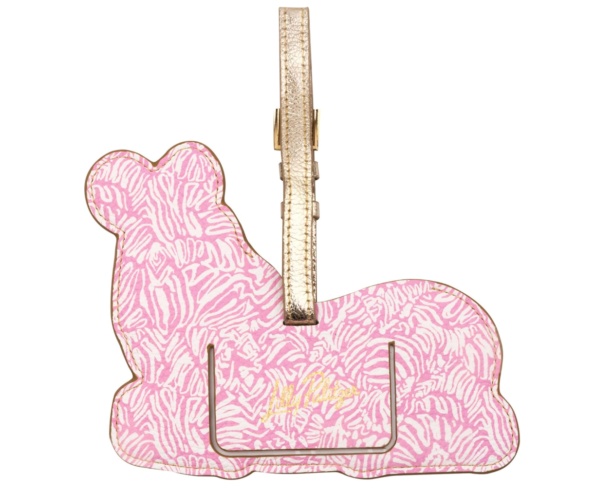 SHAPED LUGGAGE TAG CONCH SHELL PINK ZEE BEBE