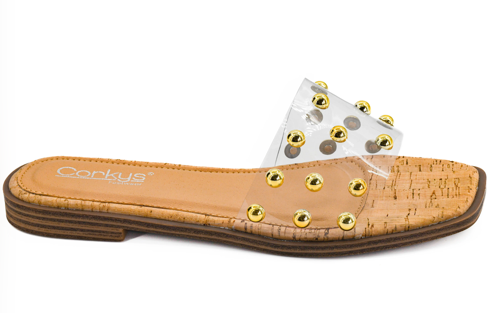 COME ABOARD - CLEAR WITH STUDS