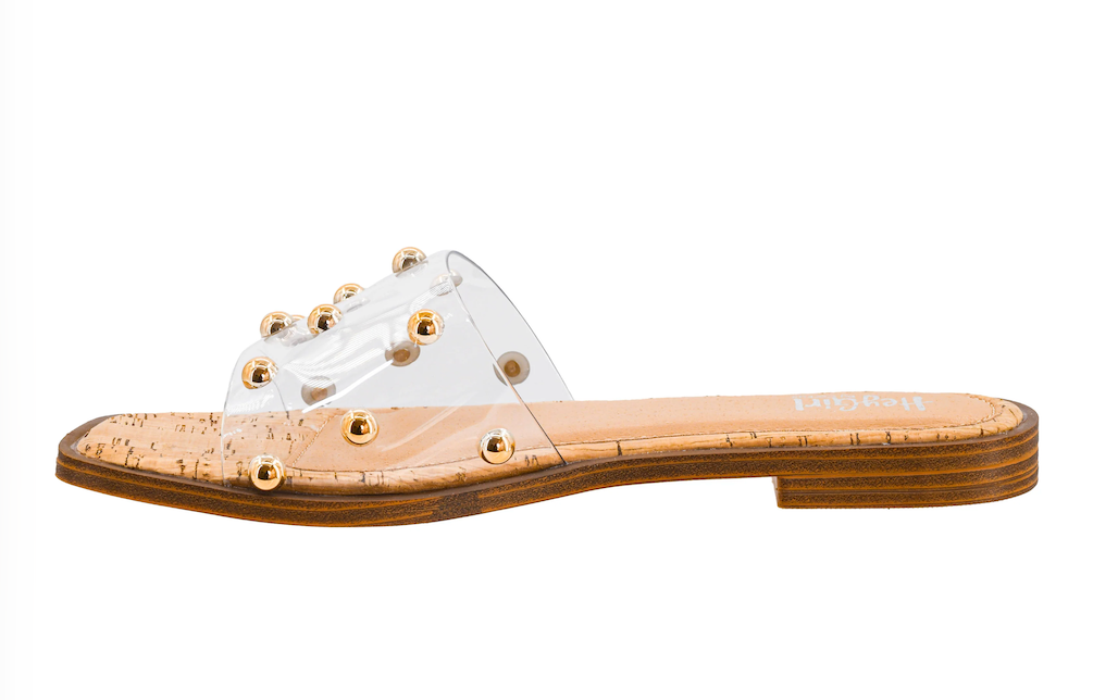 COME ABOARD - CLEAR WITH STUDS