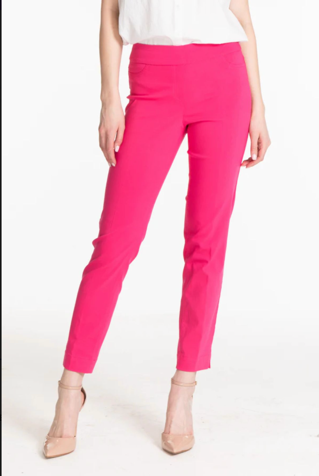 THIN HER ANKLE PANT - MAGENTA