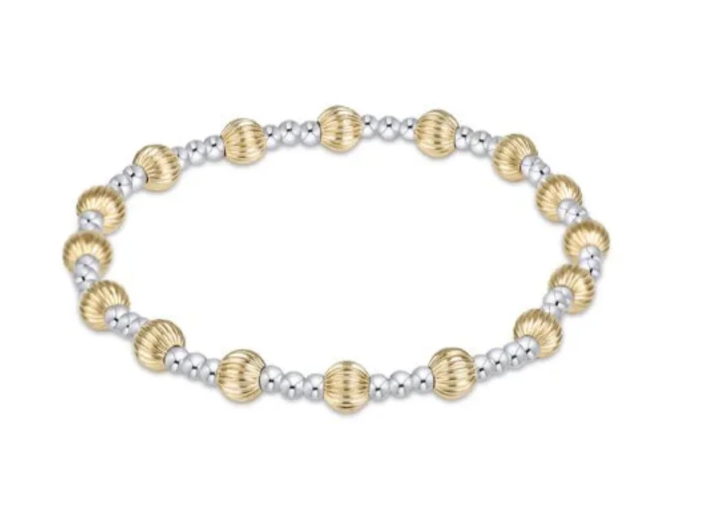 EXTENDS DIGNITY SINCERITY MIXED METAL 5MM BRACELET