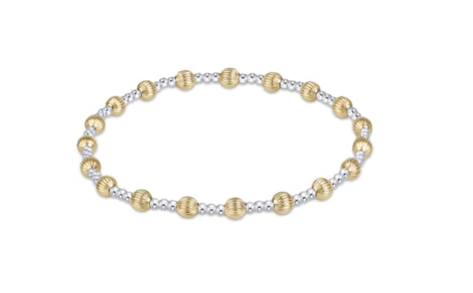 EXTENDS DIGNITY SINCERITY MIXED METAL 4MM BRACELET