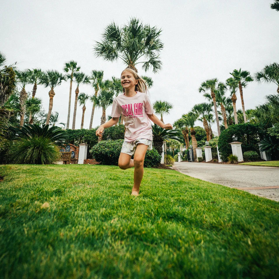 YOUTH - LOCAL GIRL STACKED SS TEE - BLOSSOM