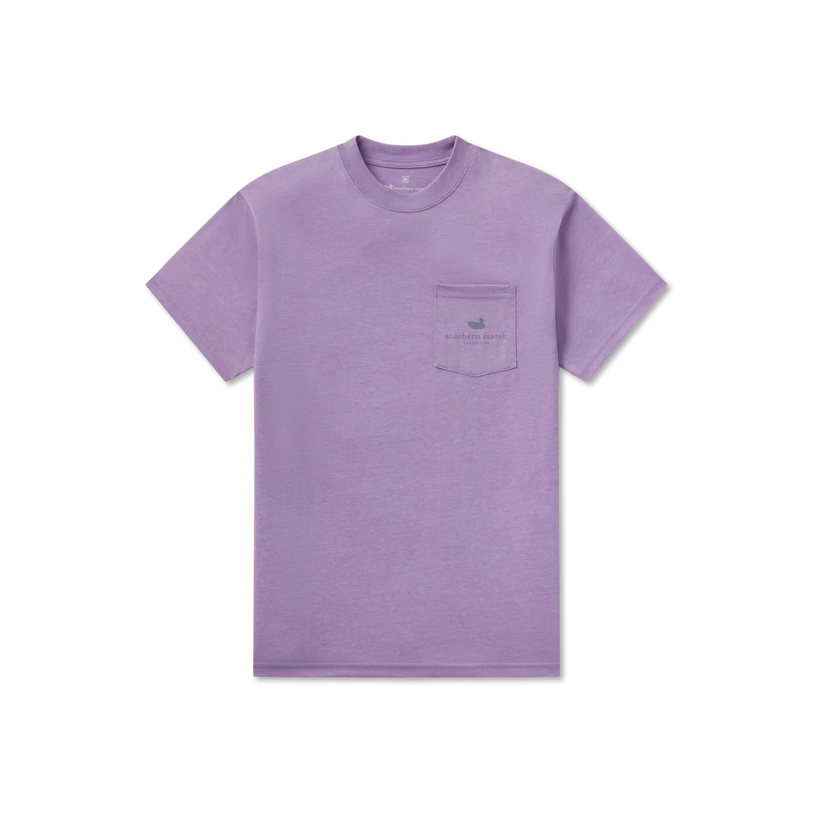 SEAWASH TEE - POSTED PELICAN - WASHED BERRY