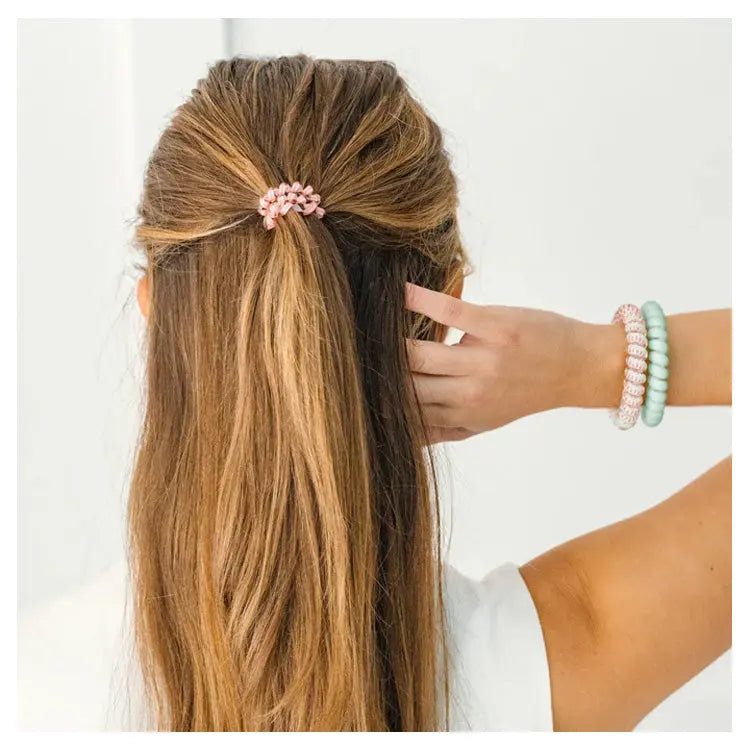 HAIR TIES - CALMING CORAL
