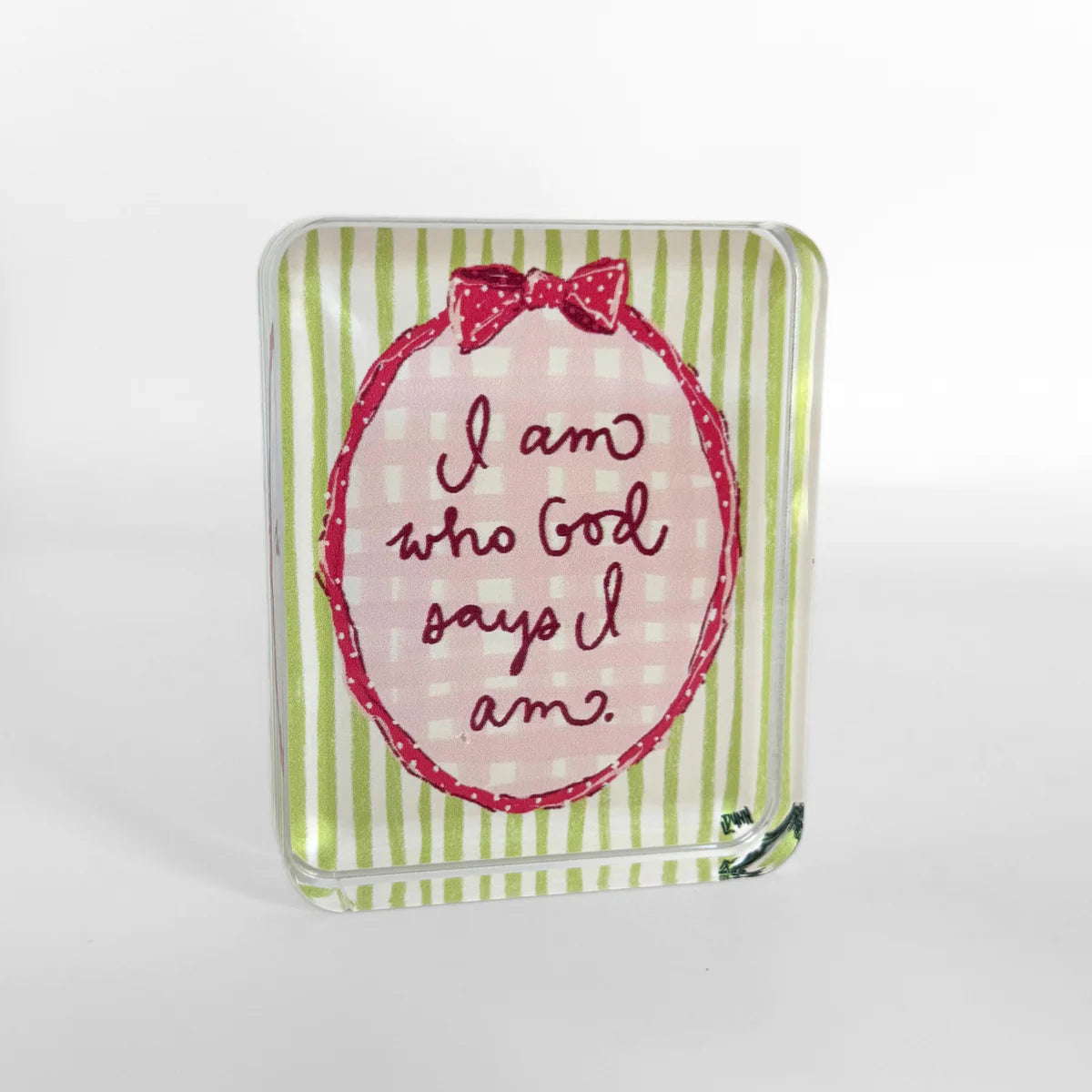 SCRIPTURE BLOCK - I AM WHO GOD SAYS I AM