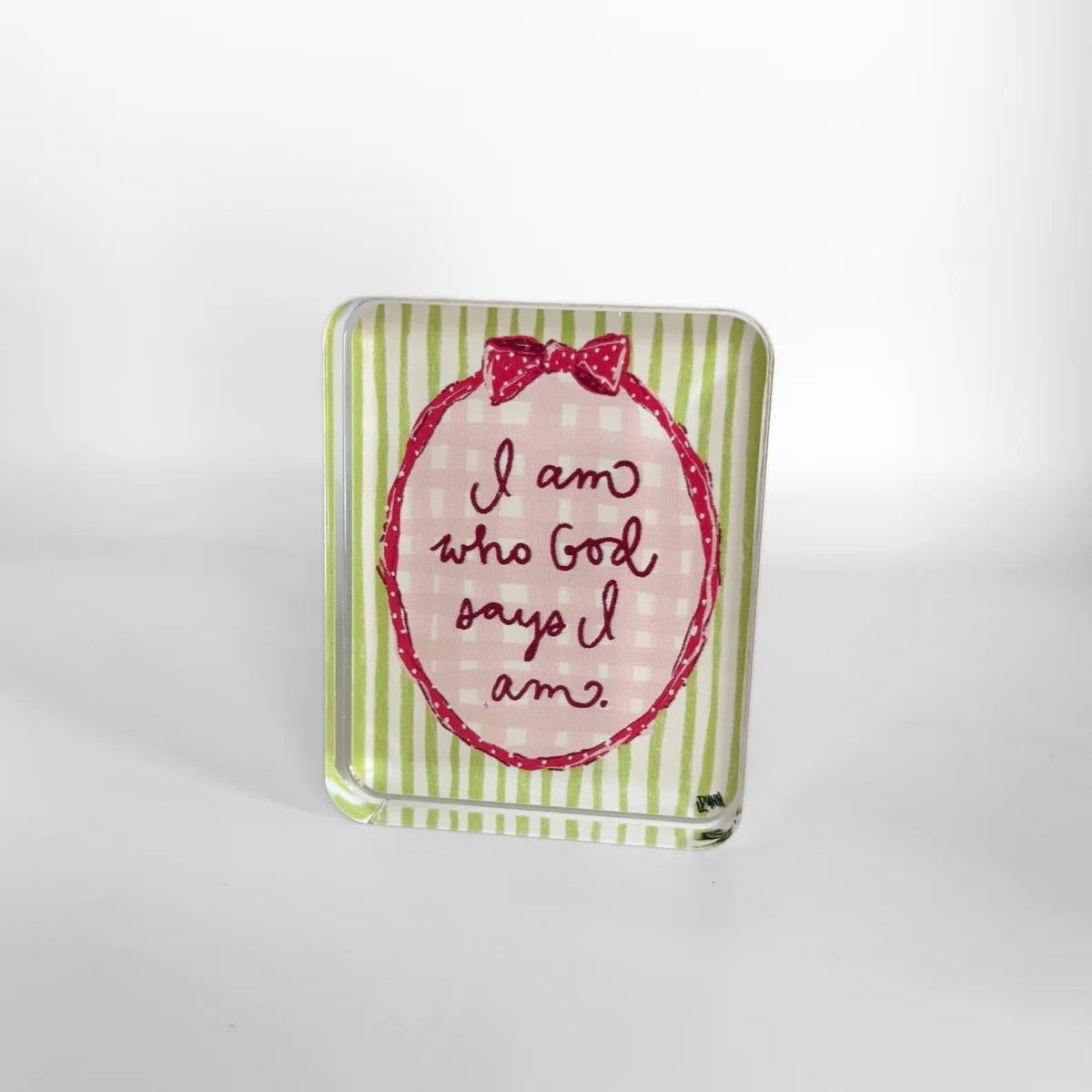 SCRIPTURE BLOCK - I AM WHO GOD SAYS I AM