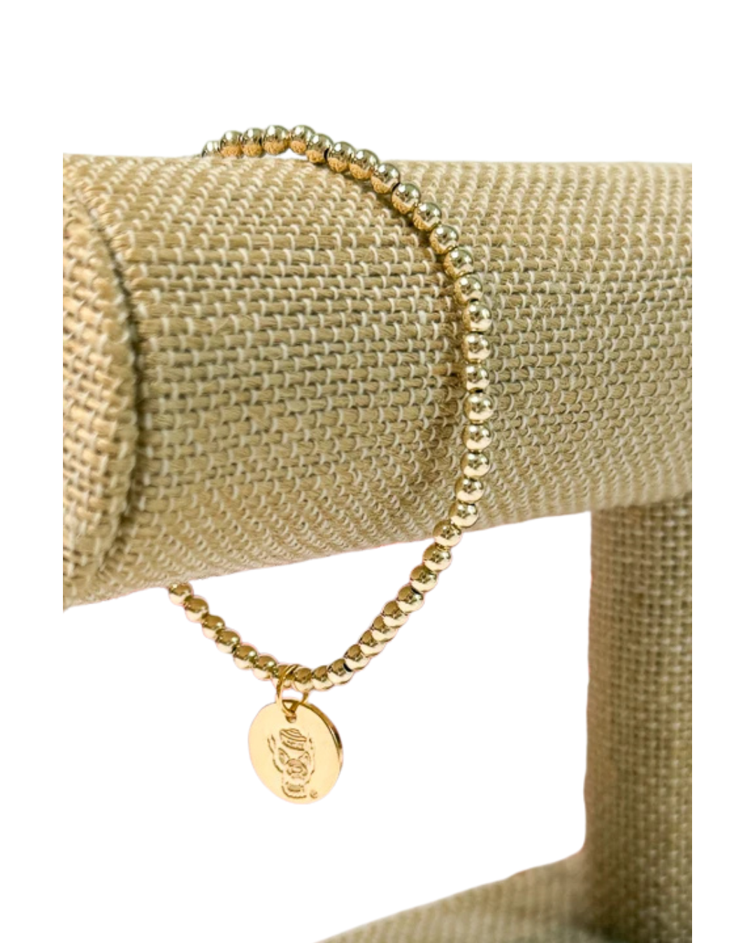 Ecollegiate Classic Gold 3mm Bracelet - North Carolina State University