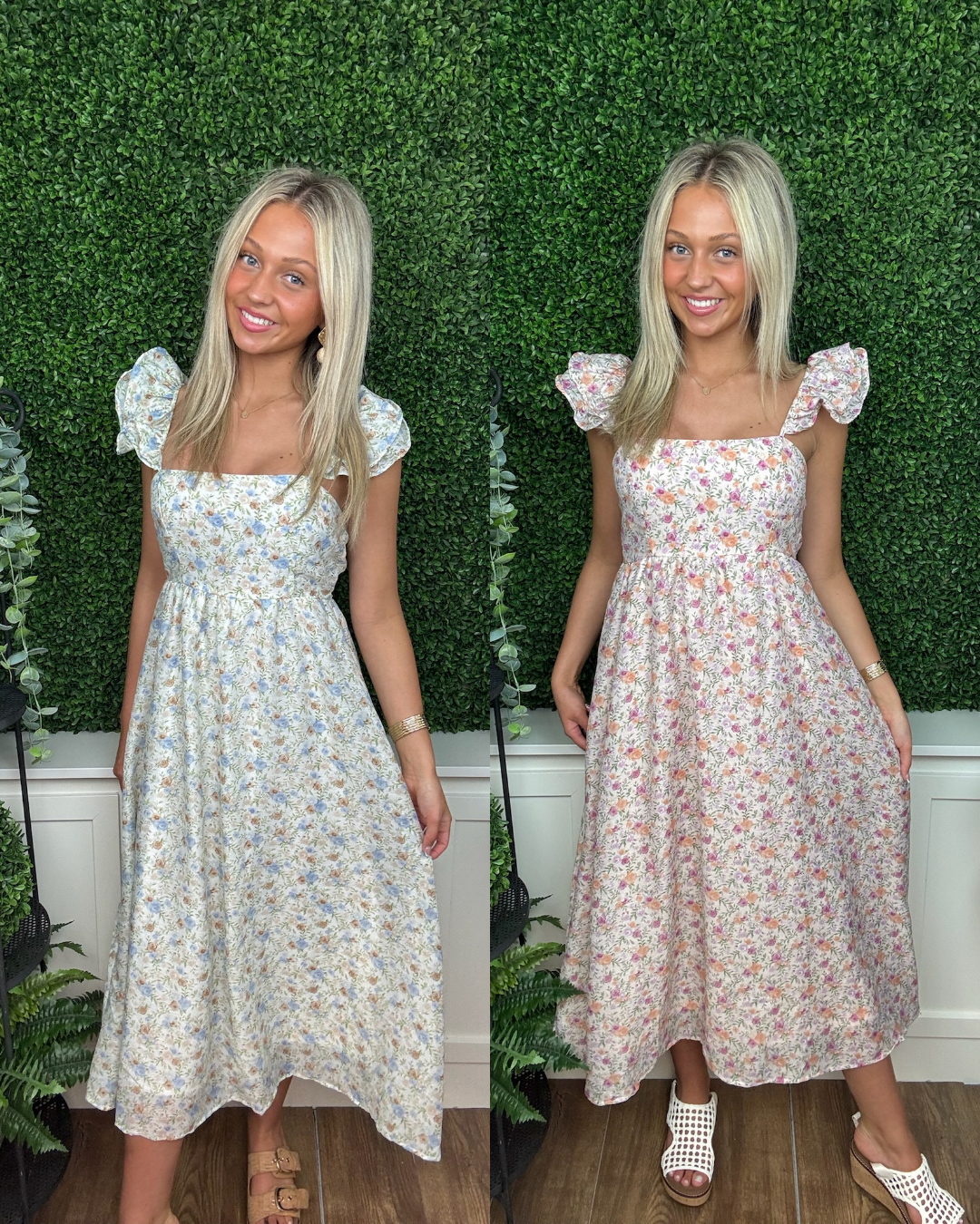 Romantic Floral Summer Sundress