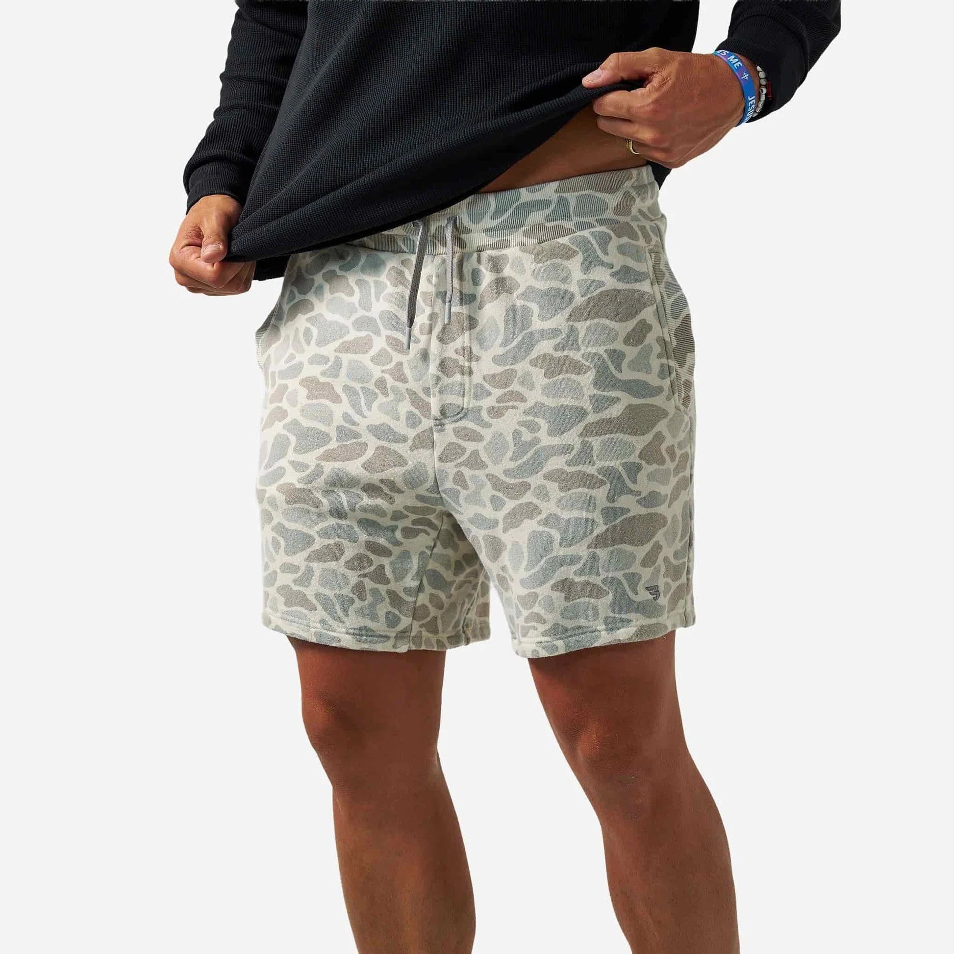 VINTAGE WASHED SHORTS - CLASSIC DEER CAMO