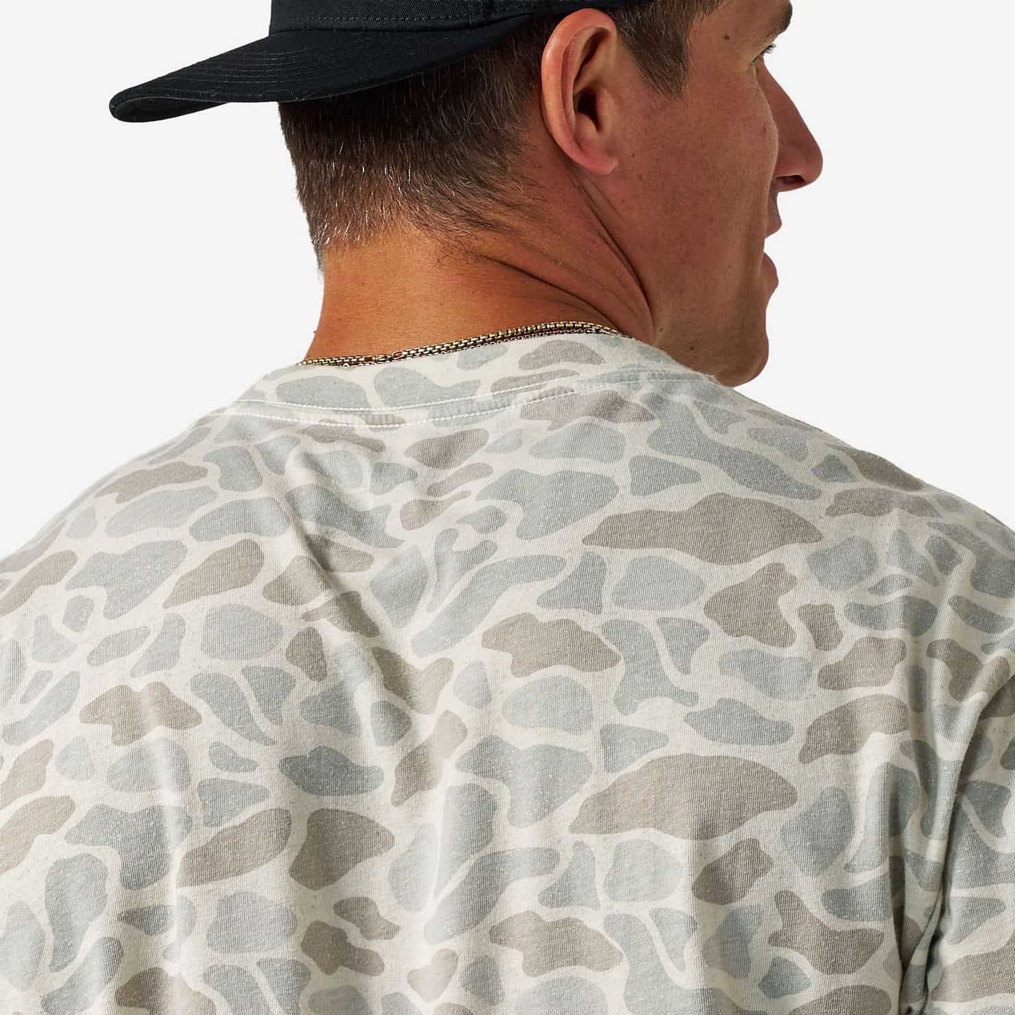 VINTAGE WASHED TEE - CLASSIC DEER CAMO