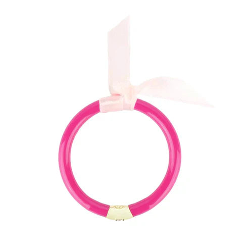 BABY BUDHA GIRL BANGLE - EPIC PINK