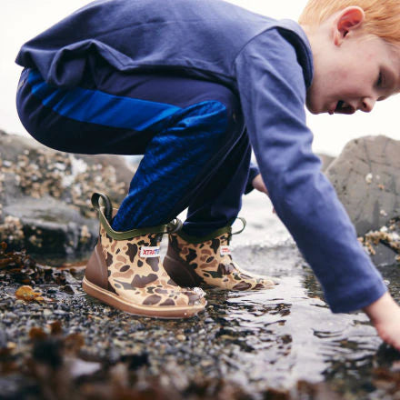 LITTLE KIDS ANKLE DECK BOOT - DUCK CAMO