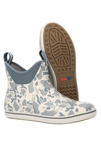 MENS ANKLE DECK BOOT- STORMY DUCK CAMO