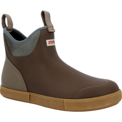6" ANKLE DECK BOOT (MENS) - EARTH BROWN