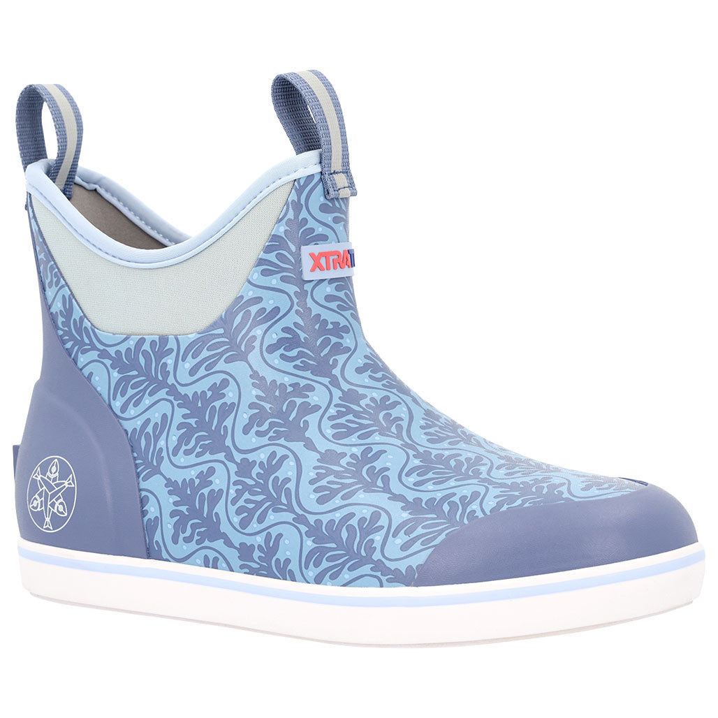 WOMENS ANKLE DECK BOOT - DUSK BLUE KELP
