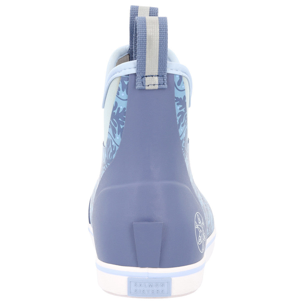 WOMENS ANKLE DECK BOOT - DUSK BLUE KELP