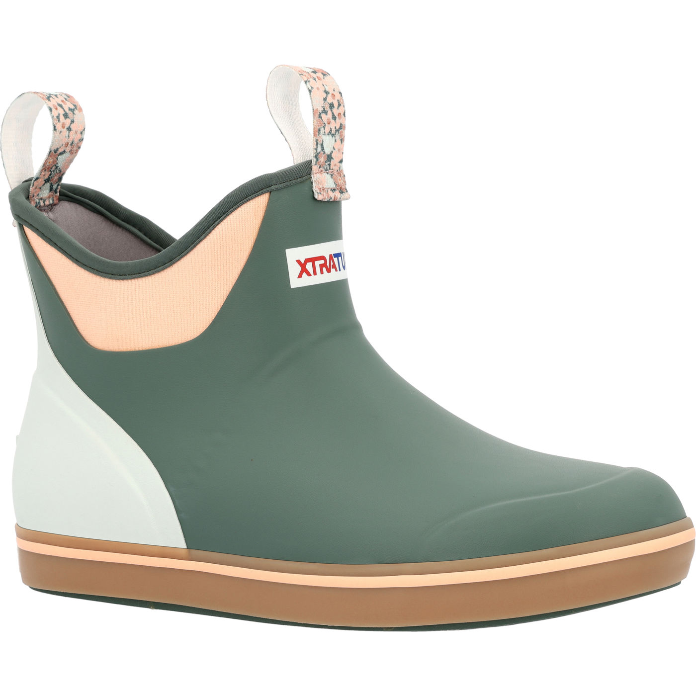 WOMEN'S 6" ANKLE DECK BOOT - GARDEN GREEN