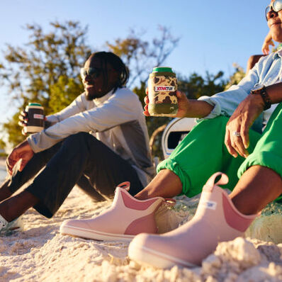 WOMEN'S 6" ANKLE DECK BOOT - BLUSH PINK