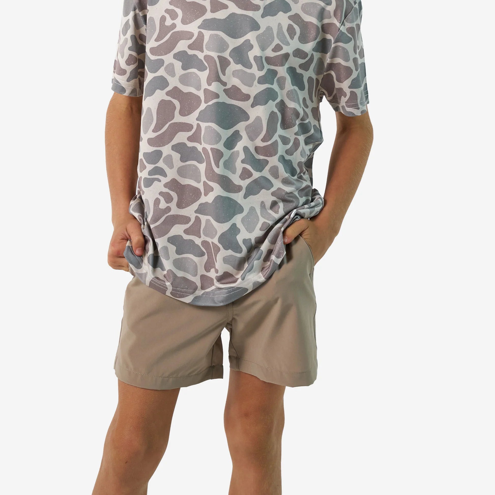 YOUTH GO TO TEE - CLASSIC DEER CAMO