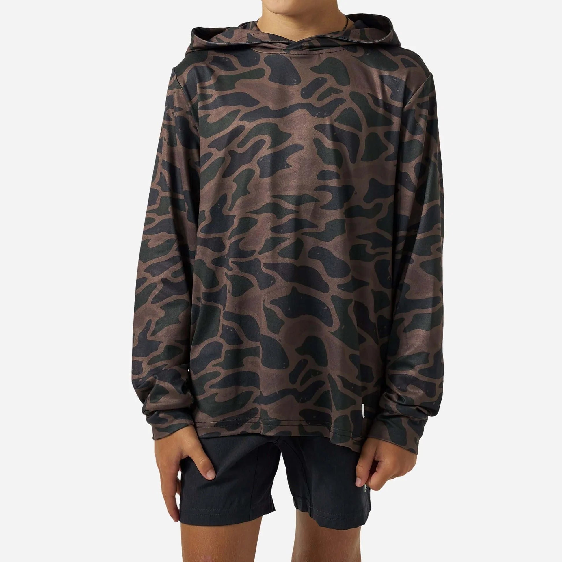 YOUTH PERFORMANCE HOODIE - BENDITA CAMO