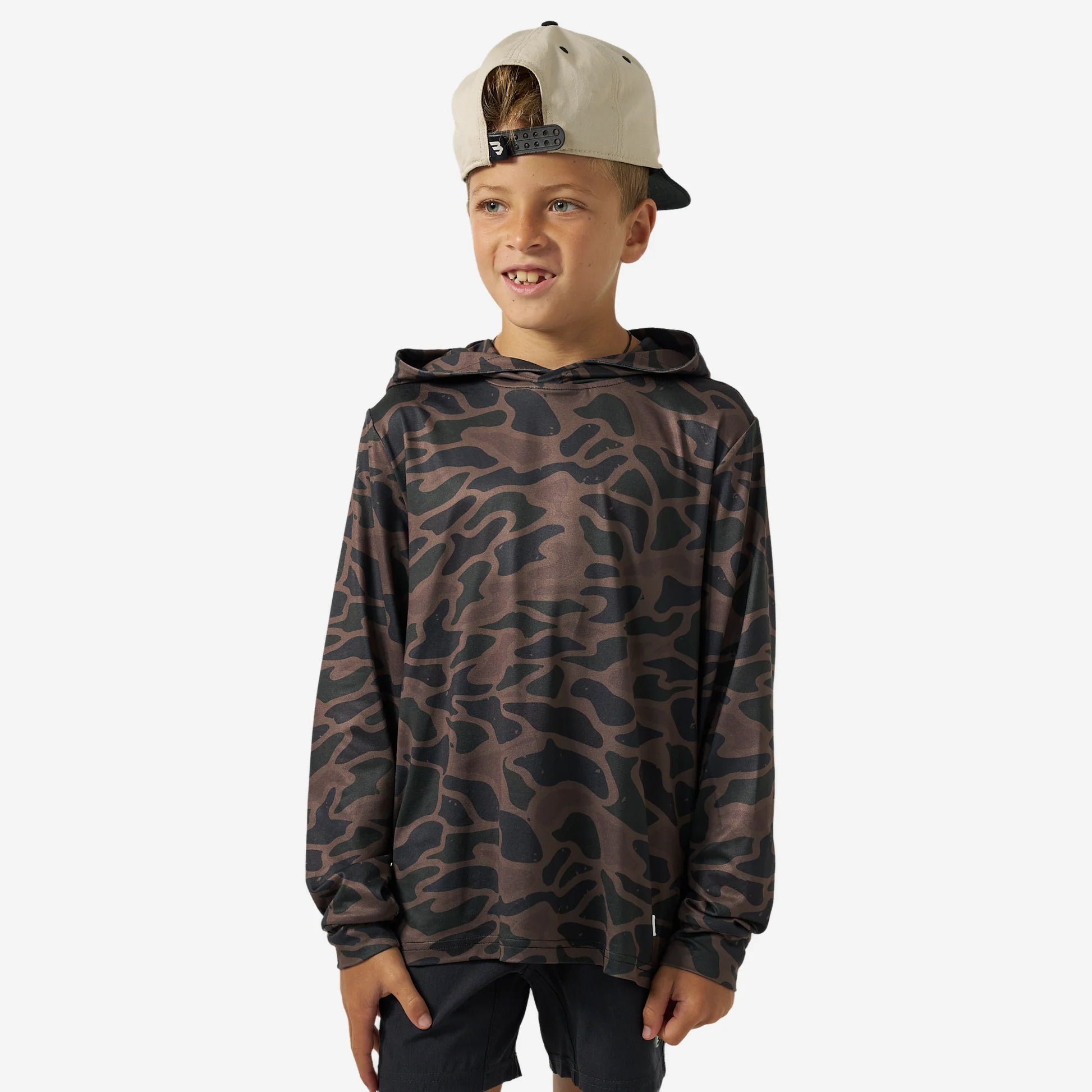 YOUTH PERFORMANCE HOODIE - BENDITA CAMO