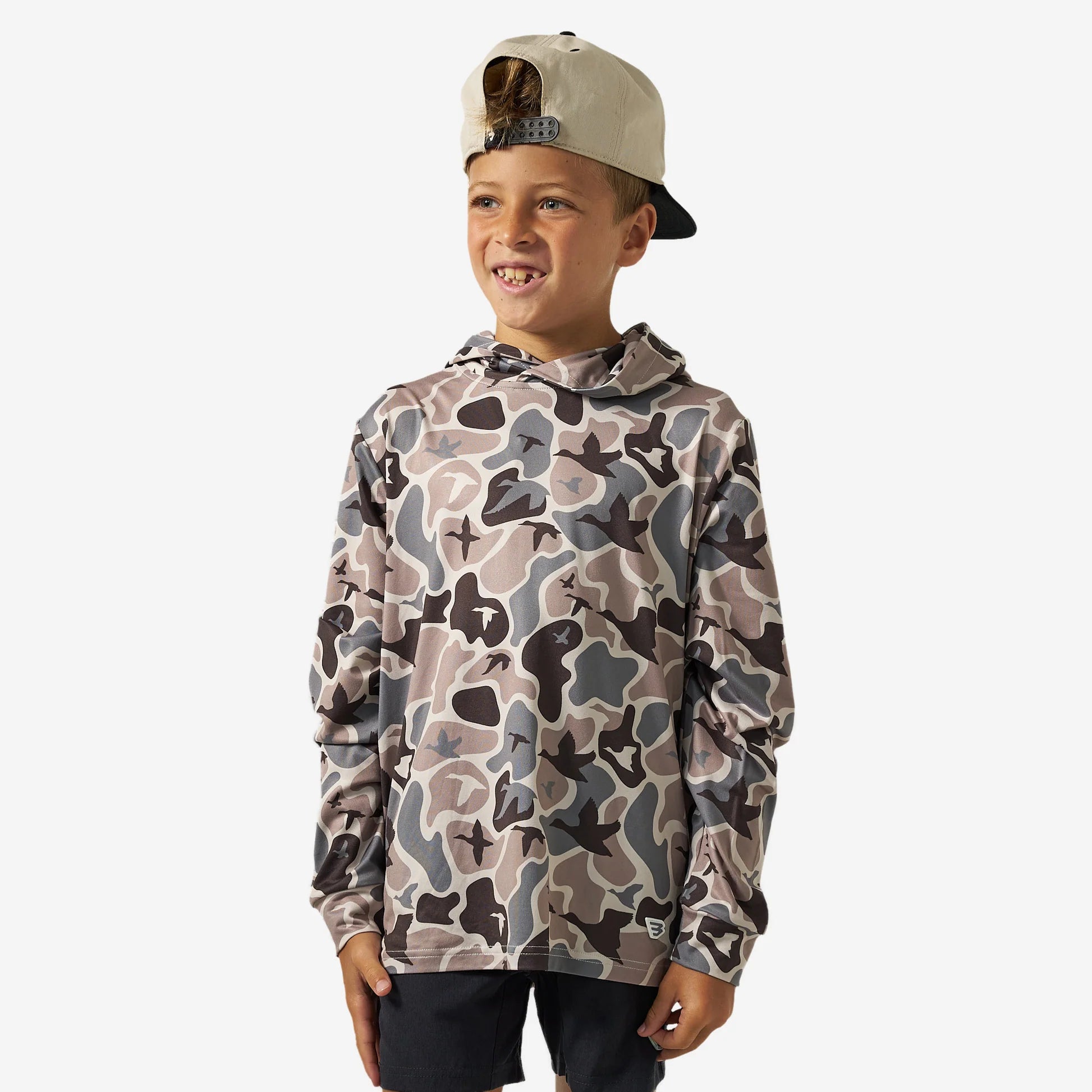 YOUTH PERFORMANCE HOODIE - MALLARD MAYHEM CAMO