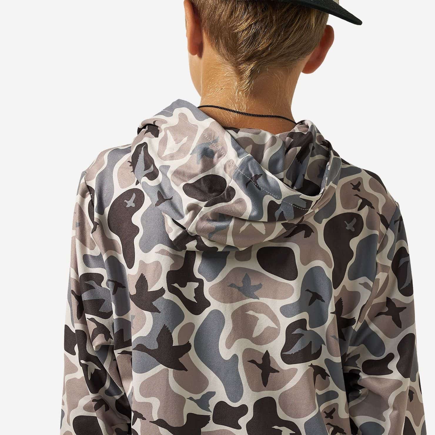 YOUTH PERFORMANCE HOODIE - MALLARD MAYHEM CAMO