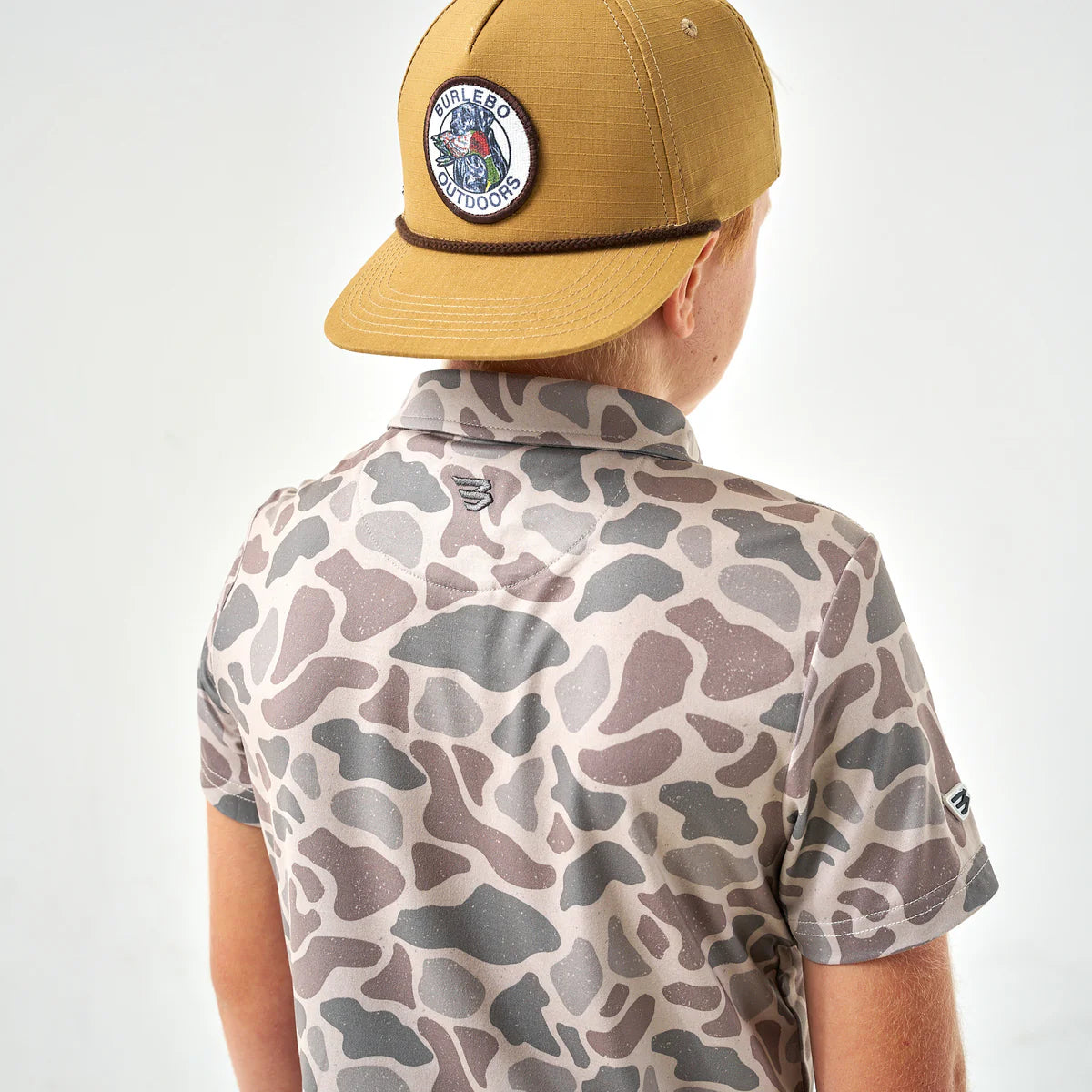 YOUTH - PERFORMANCE BUTTON UP - CLASSIC DEER CAMO
