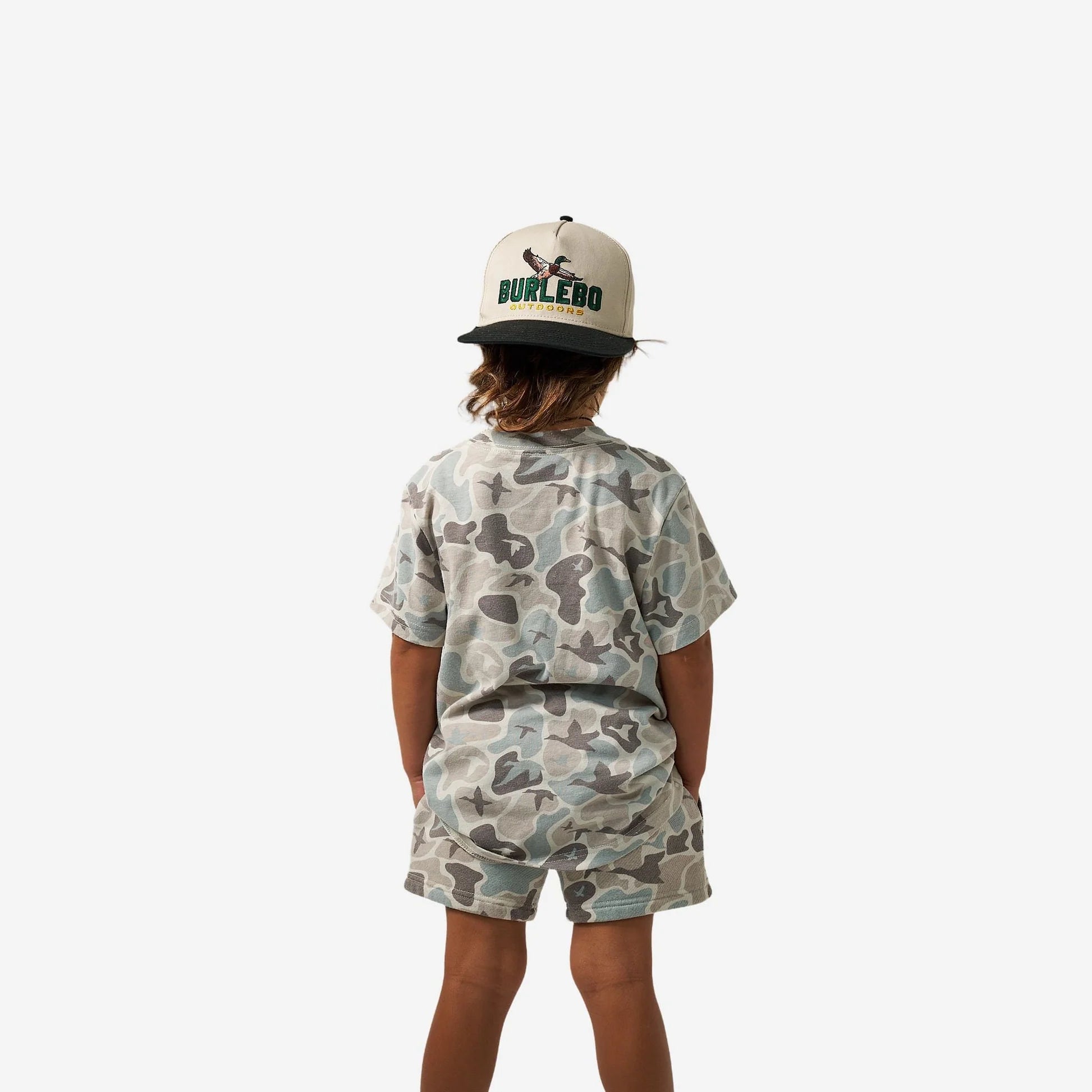 YOUTH VINTAGE WASHED TEE - MALLARD MAYHEM CAMO