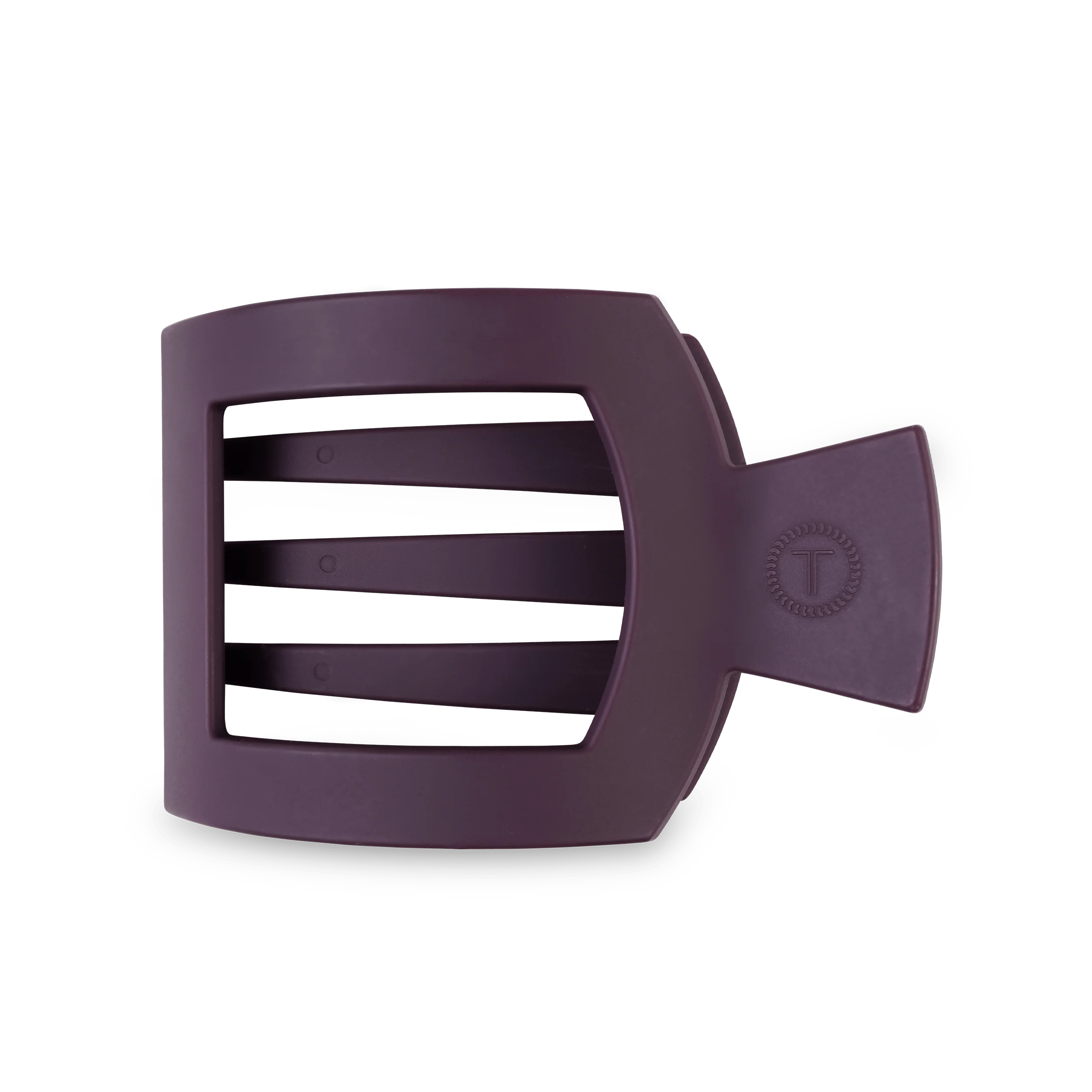 FLAT SQUARE CLIP BURGUNDY BLISS