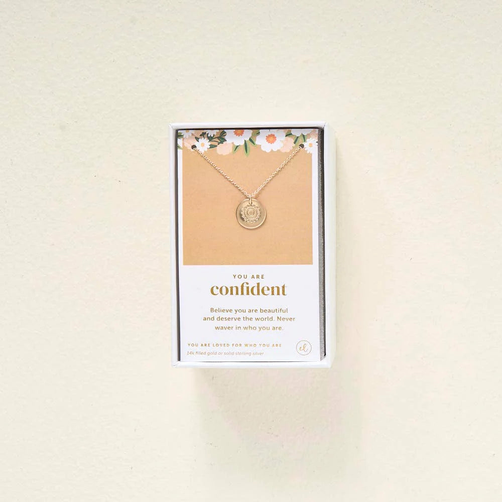 INSPIRATIONAL WORD NECKLACE - GOLD