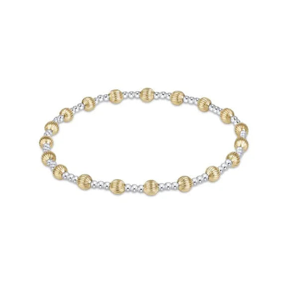 EXTENDS DIGNITY SINCERITY MIXED METAL 6MM BRACELET