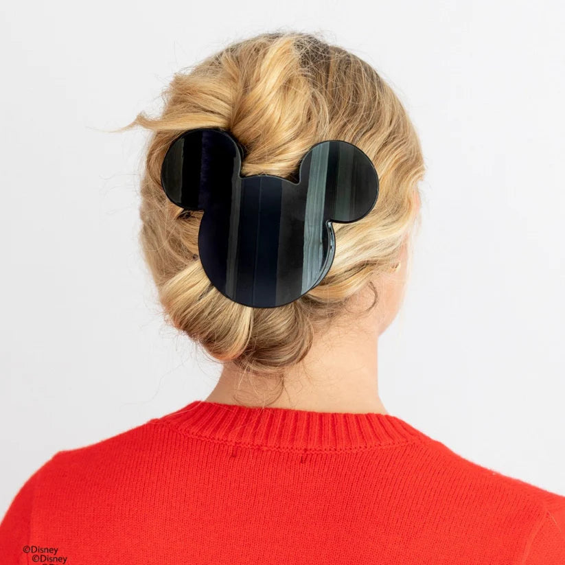 DISNEY MICKEY MOUSE SHAPED LARGE FLAT HAIR CLIP