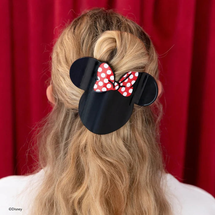 DISNEY MINNIE MOUSE SHAPED LARGE FLAT HAIR CLIP