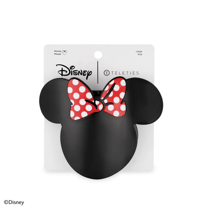 DISNEY MINNIE MOUSE SHAPED LARGE FLAT HAIR CLIP