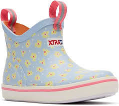 BIG KIDS ANKLE DECK BOOT - SKYWAY FLORAL