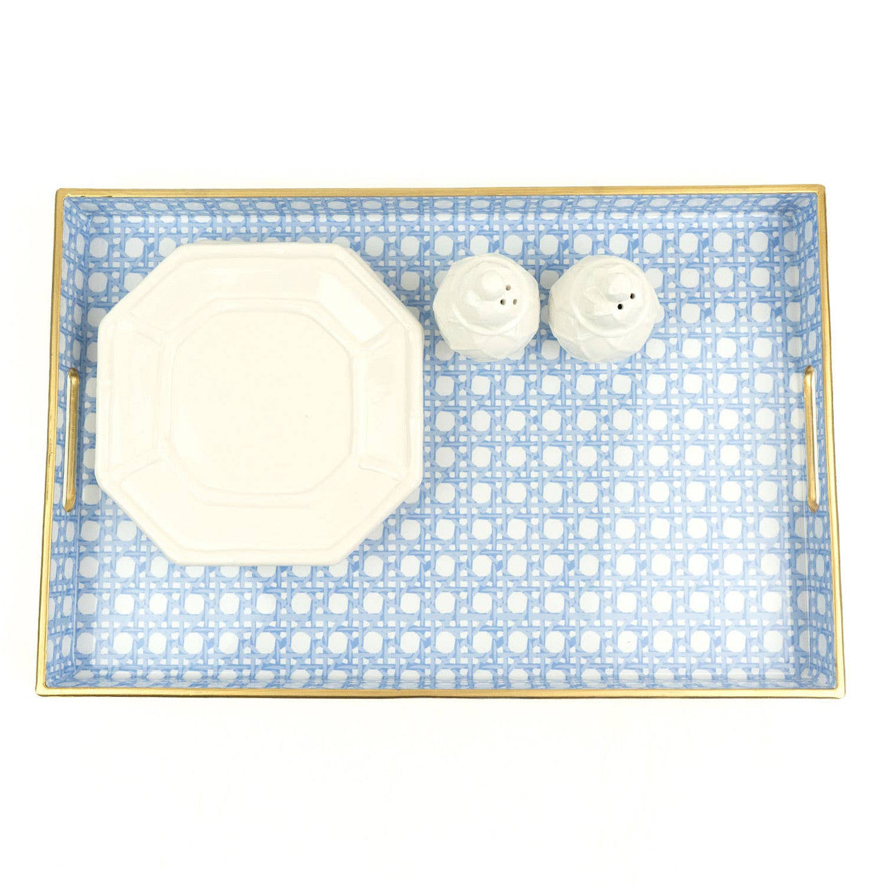 VANITY TRAY - BLUE CANE