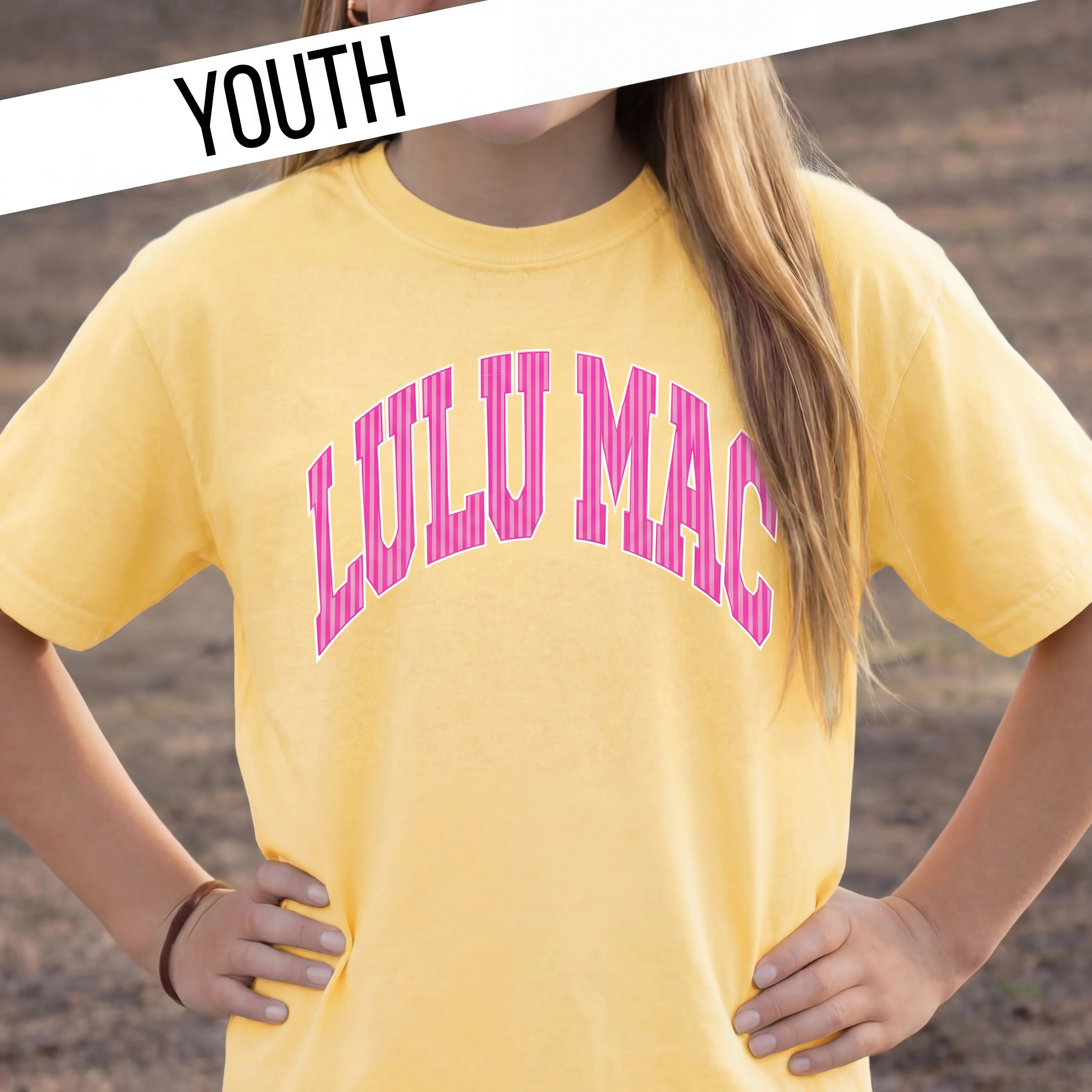 YOUTH - LULU MAC SS TEE - STRIPE BUTTER