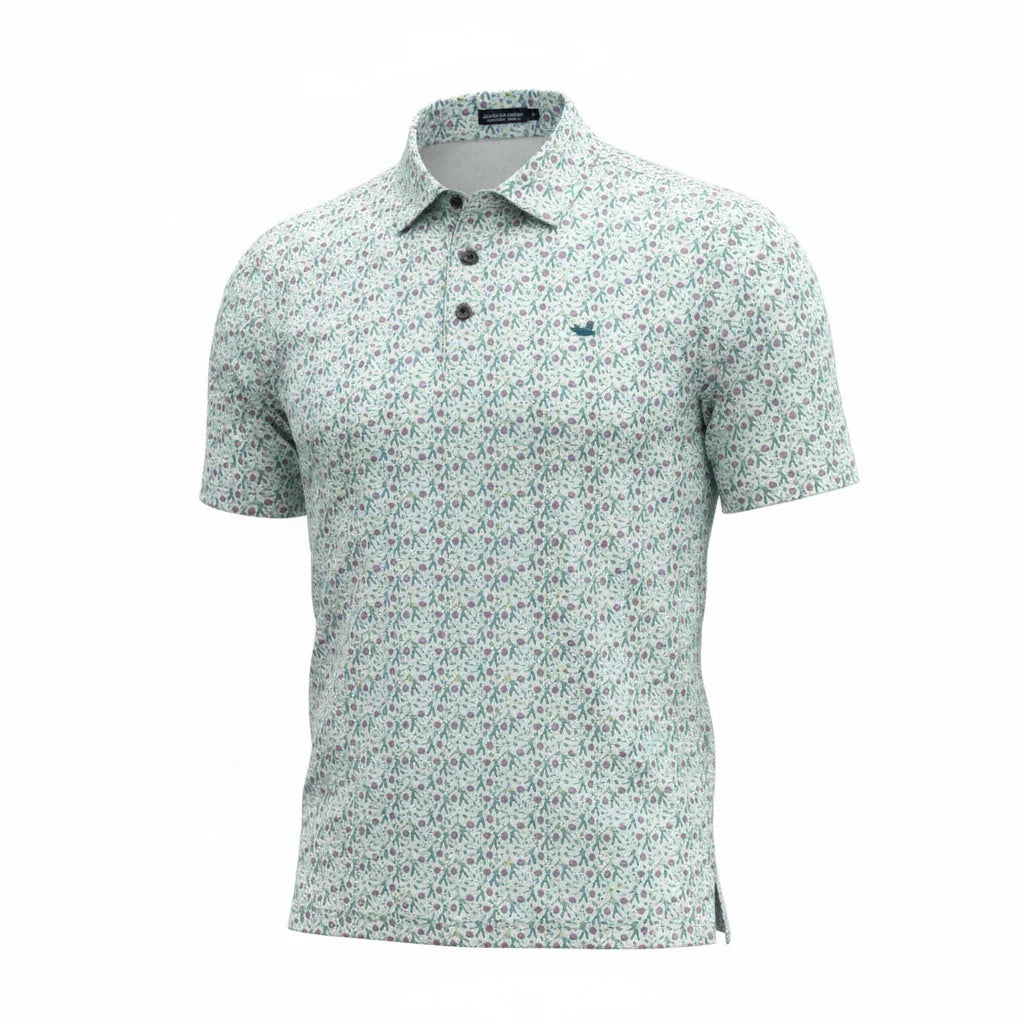YOUTH - FLYINE PERFORMANCE POLO - SUNDAY SUCCESS - WHITE