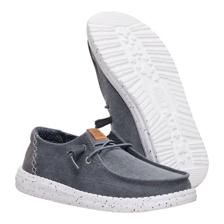 WENDY CHAMBRAY GRID - CHARCOAL