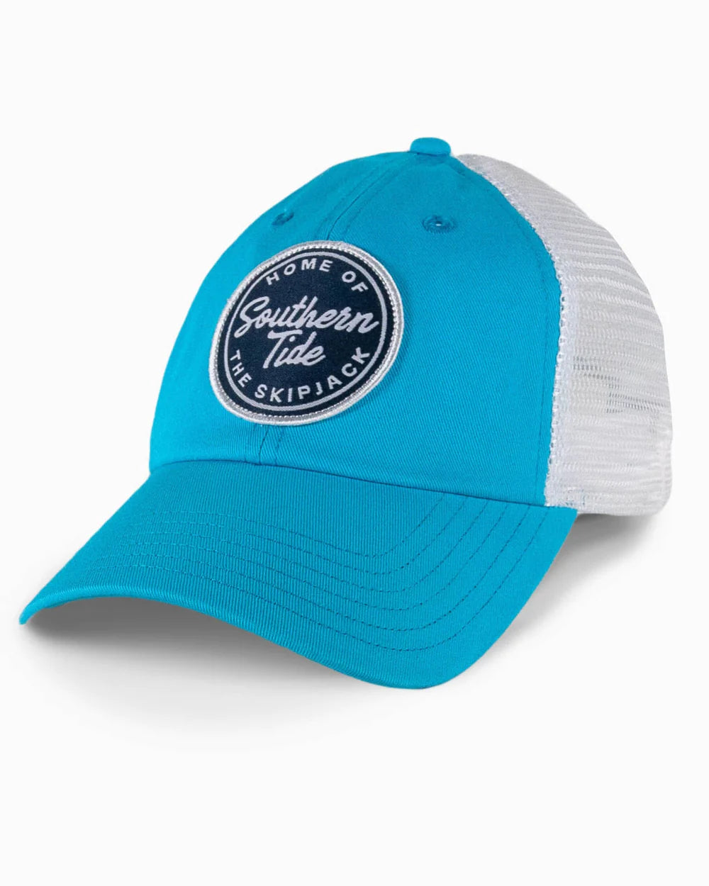 HOME OF THE SKIPJACK PATCH TRUCKER HAT - BLUE