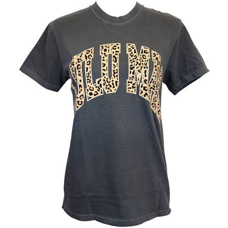 LULU MAC SS TEE - LEOPARD PEPPER