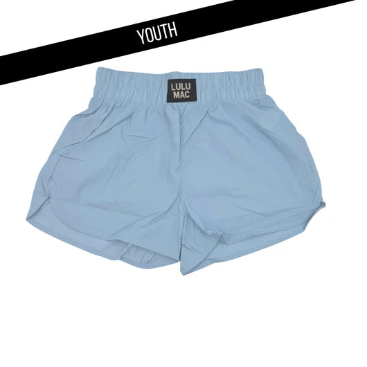 KIDS - LULU MAC - SOLID SHORTS - LIGHT BLUE