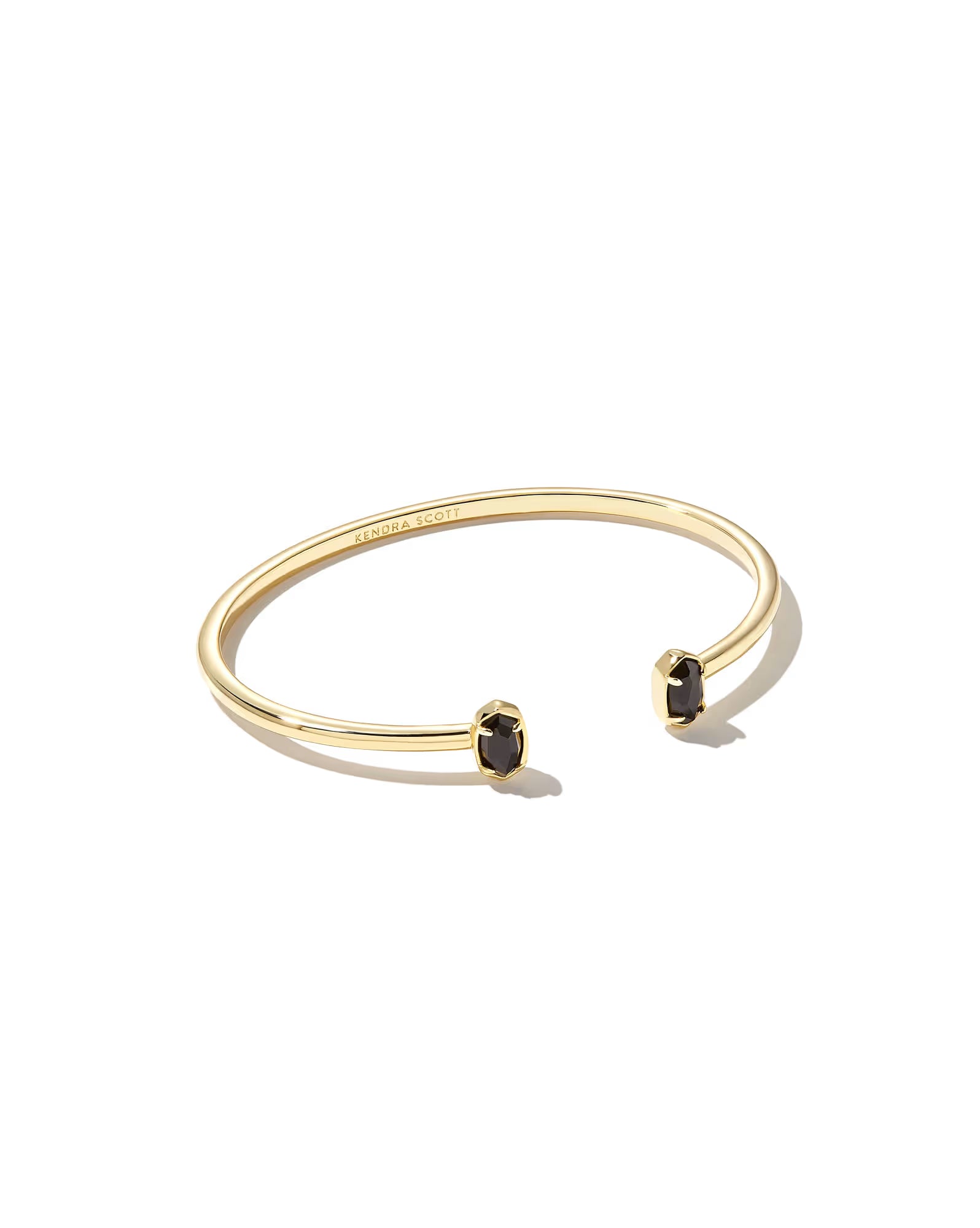 EMILIE CUFF BRACELET - GOLD DICHROIC GLASS