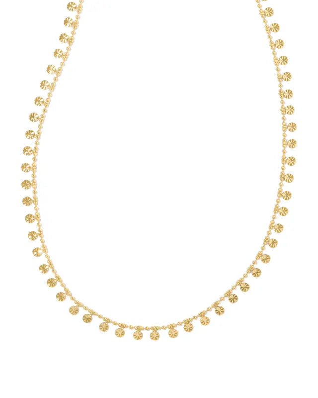 IVY CHAIN NECKLACE GOLD METAL