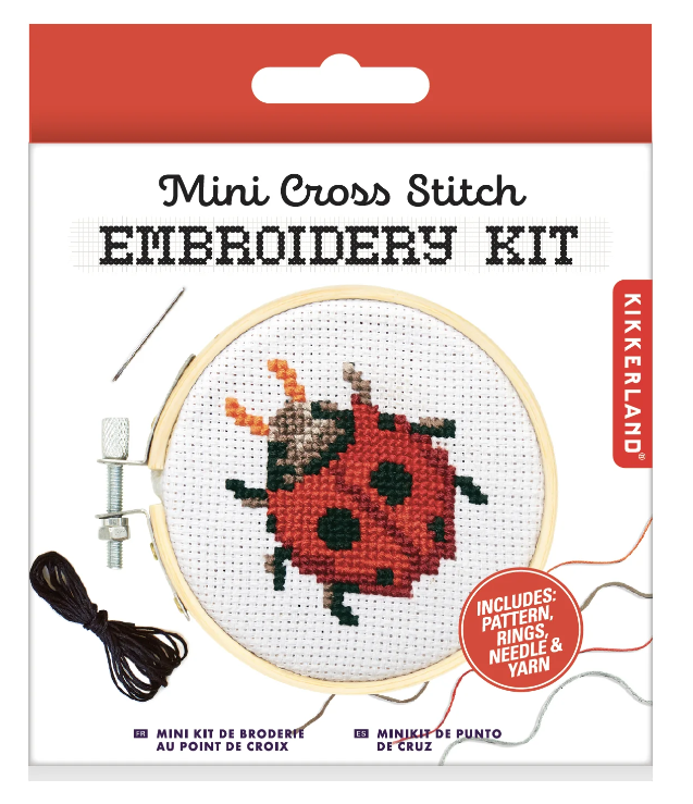 MINI CROSS STITCH EMBROIDERY KIT