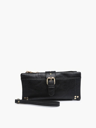 Jen & Co Jessica Clear Crossbody - Dark Brown