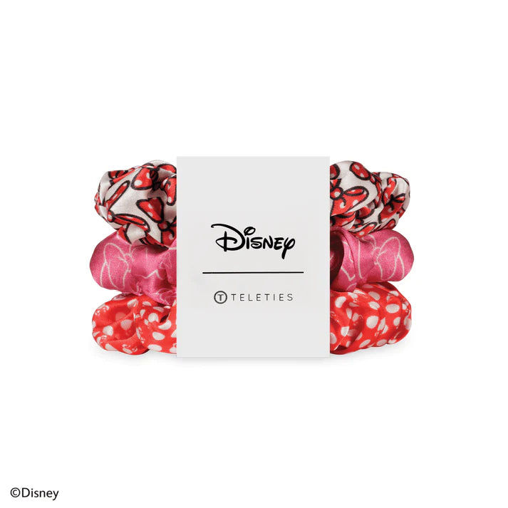 MINNIE MOUSE LARGE SILK SCRUNCHIES
