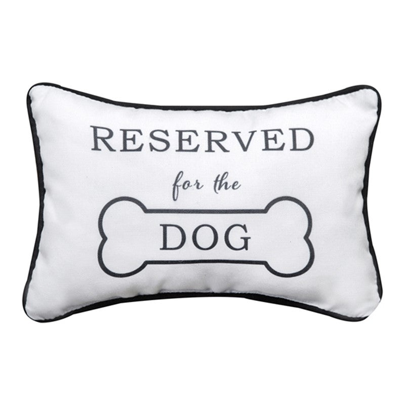 RESERVED FOR THE DOG PILLOW